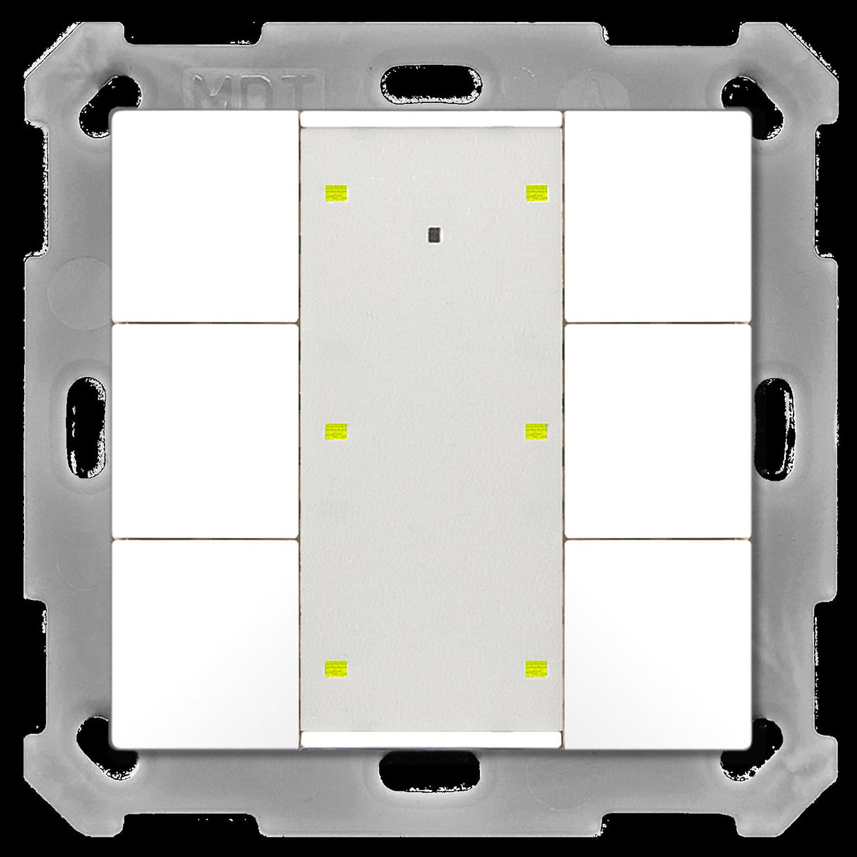 MDT BE-TA55P6.G2 Taster Plus 55 6fach Reinweiß glänzend