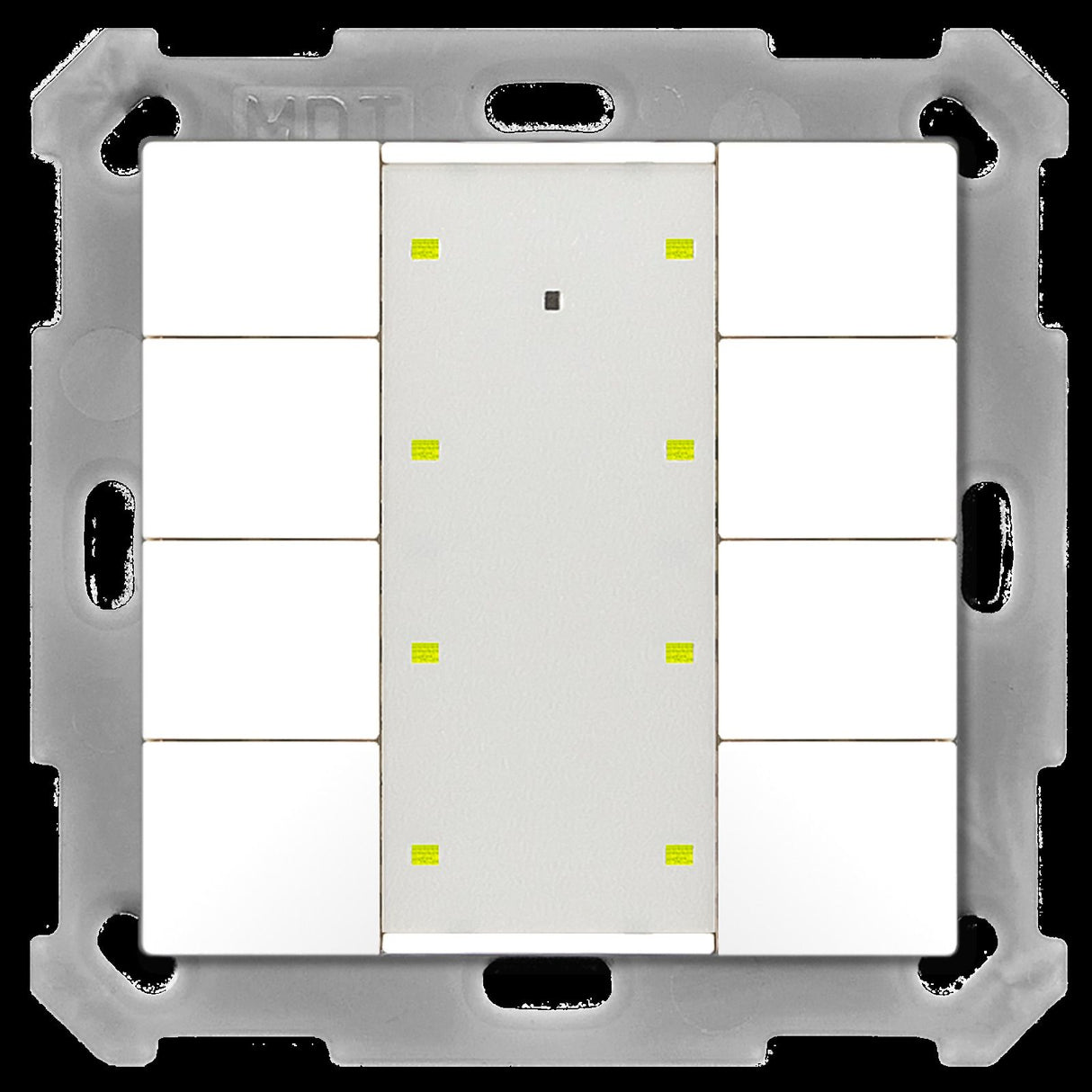 MDT BE-TA55P8.G2 Taster Plus 55 8fach Reinweiß glänzend