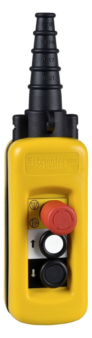 Schneider XACA2813 Hängetaster 2Druck- taster 1NOT-HALT/NOT-AUS Taster