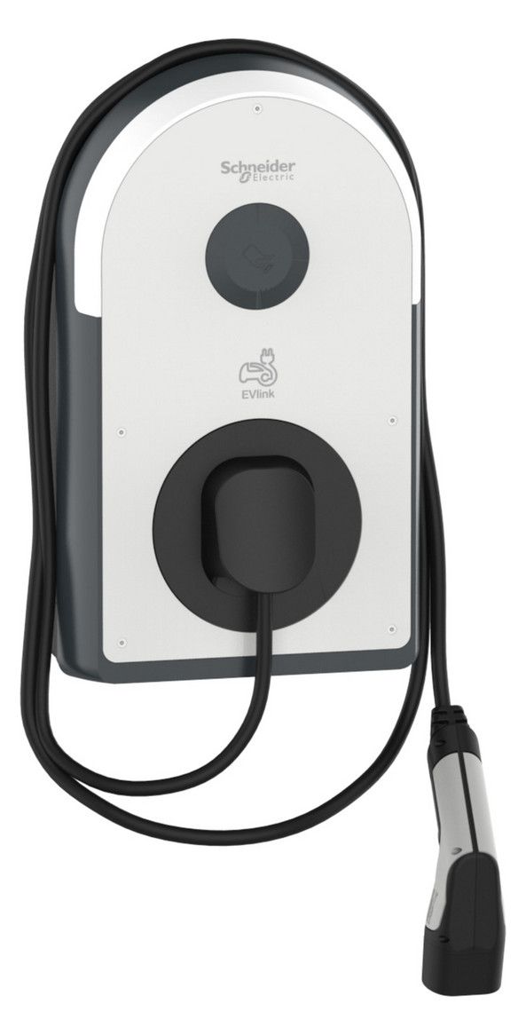 Schneider EVB3S22NCB EVlink Pro AC Wallbox 22kW T2 Kabel-B-EV RCD/Fi