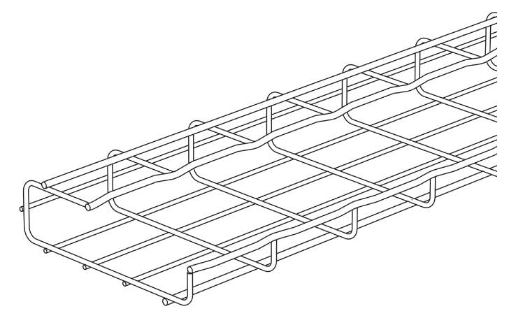 Cablofil CM003221 CFG 50/100 EZ Schwerlastgitterrinne elektrolyt.-verz.