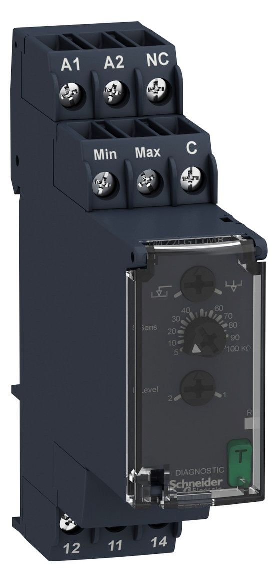 Schneider RM22LG11MR Niveaurelais 5k-100kOhm 24-240VACDC 1W