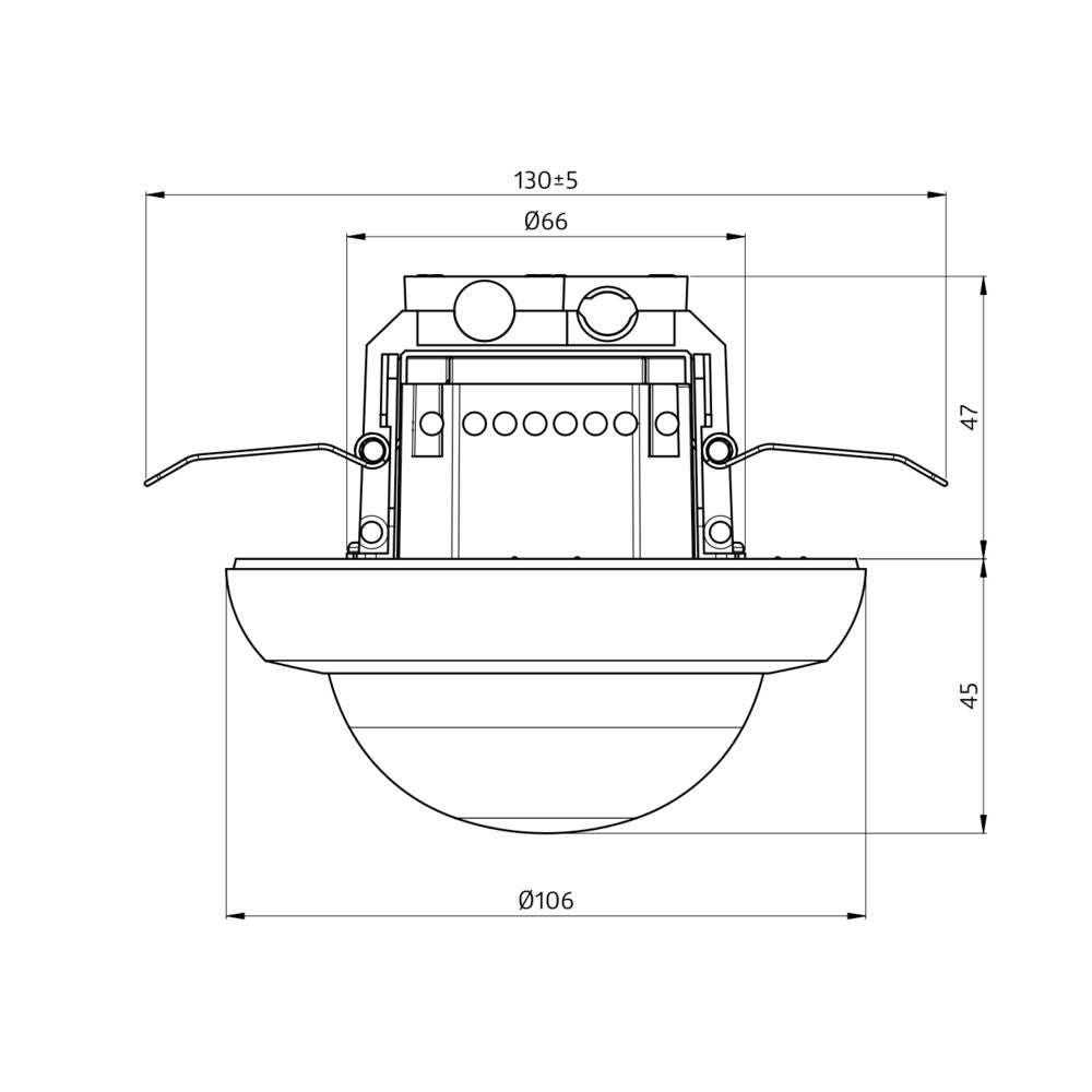 BEG 93460 PD4N-M-DACO DALI-2 weiß