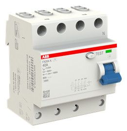 ABB FX204A-40/0,03 FI-Schutzschalter 4P,Typ A,40A,30mA 2CSF204165R1400