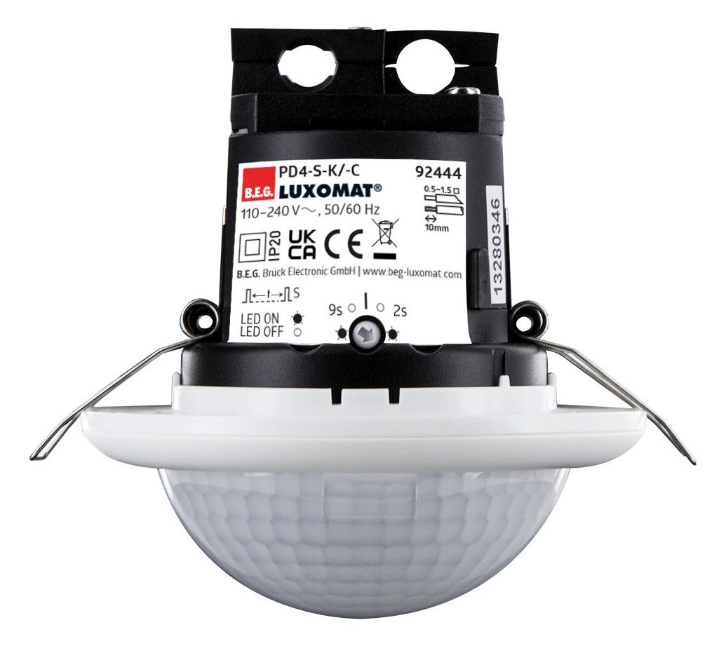 BEG 92444 PD4-S-K-DE weiß LUXOMAT Slave-Gerät