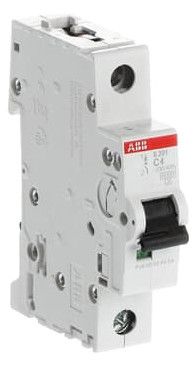 ABB S201-C4 Sicherungsautomat C-Char.,6kA, 4A, 1P