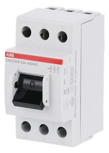 ABB E463/3KB Hauptschalter 3S,63A,400VAC