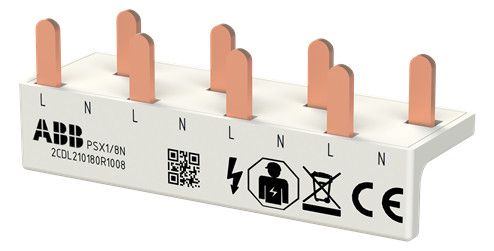 ABB PSX1/8N Phasenschiene FlexLine 1P+N 8Pins 4 TE 10qmm 2CDL210180R1008