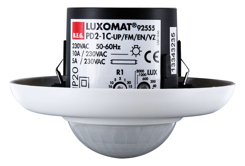 BEG 92555 PD2-M-1C-UP weiß LUXOMAT Präsenzmelder