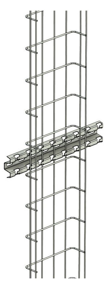 Legrand CM013500 Montageprofil RCSN GS 500mm Lochung 8,5x25 1000N sendzimirv.