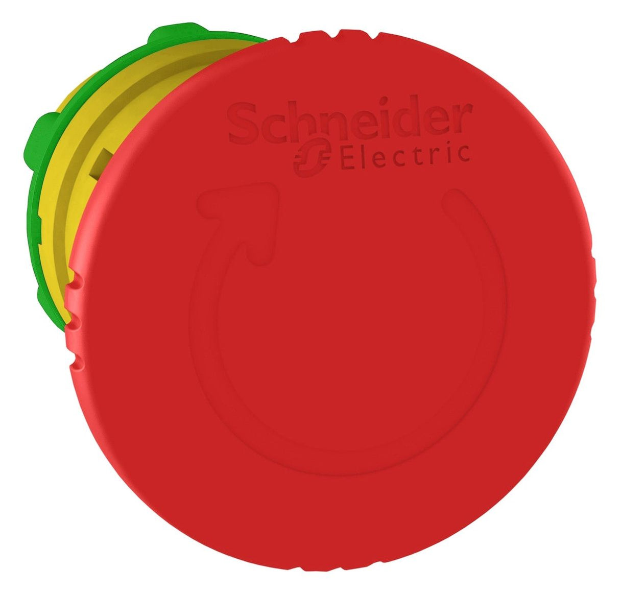 Schneider ZB5AS844 Frontelement rund rot D40mm f.NOT-HALT/NOT-AUS Drehentr. D22