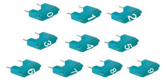 Bticino 306064 Set zur Konfiguration von 2Draht Sprechanlagen bis 10Hausstationen