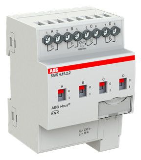 ABB SA/S4.16.2.2 Schaltaktor 4fach 16 A REG 2CDG110262R0011