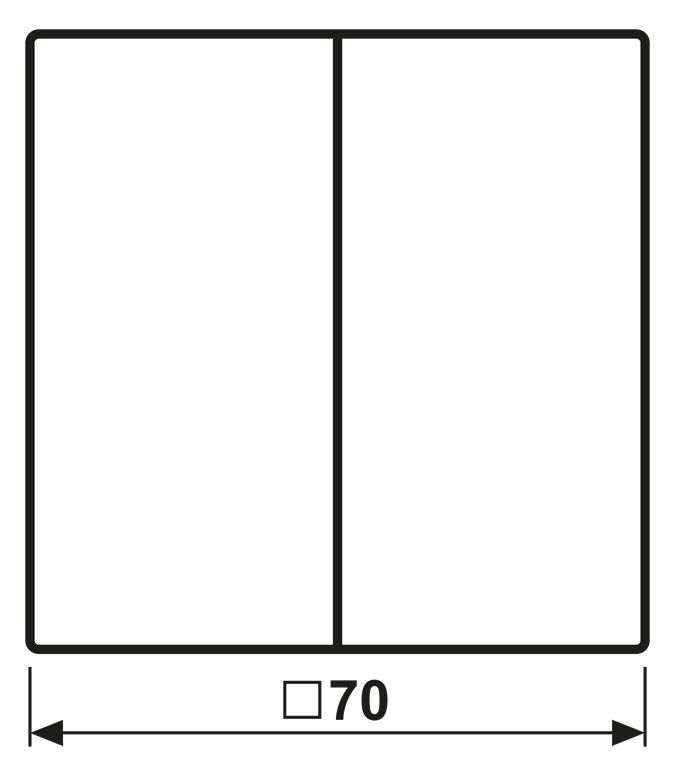 Jung LS995 Wippe Serienschalter weiß
