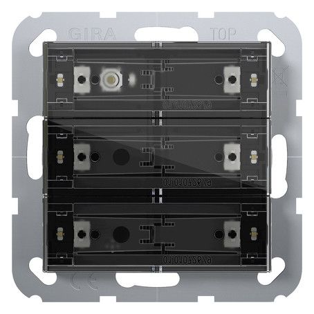 GIRA 504300 Tastsensor4 Komfort 3fach OneKNX System 55