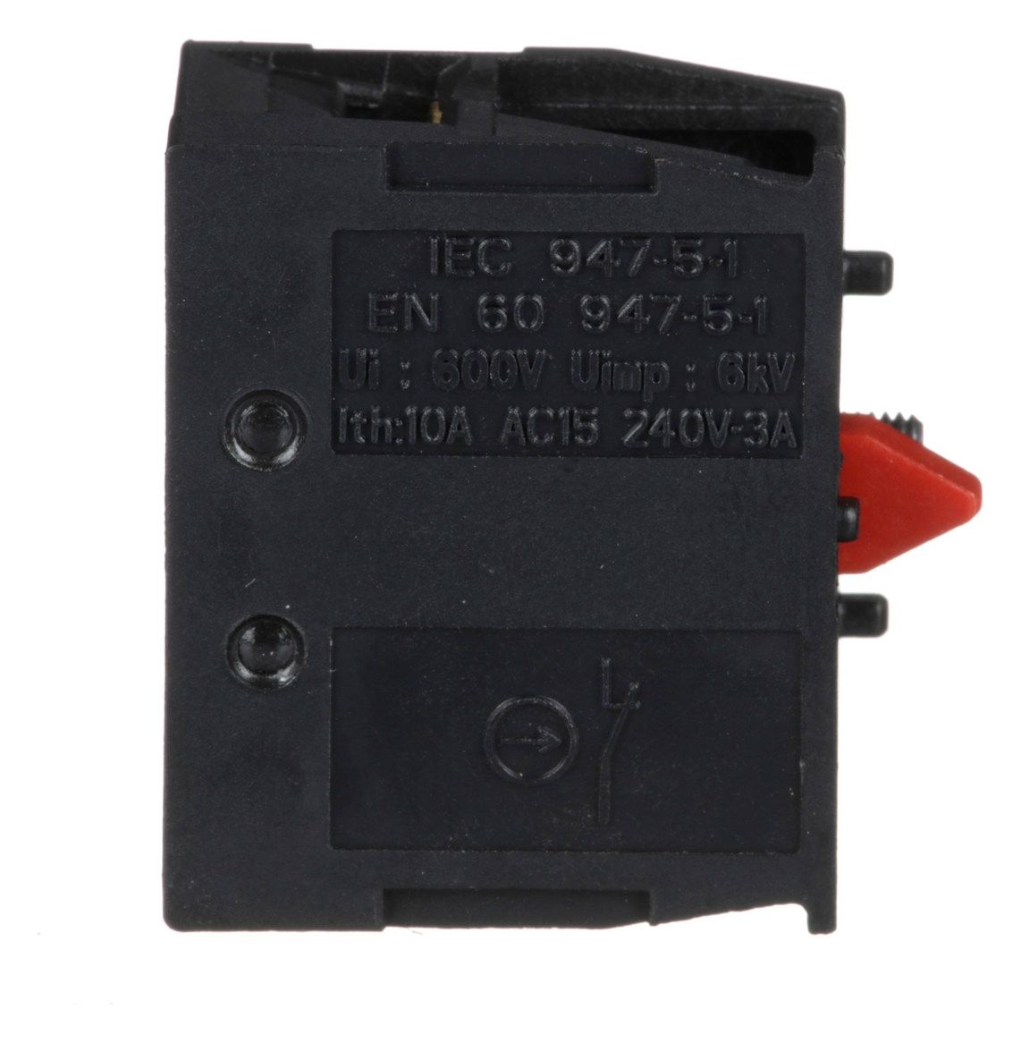 Schneider ZB2BE102 Hilfsschalter 1Ö o.Rastung o.Sprungf. Frontmontage