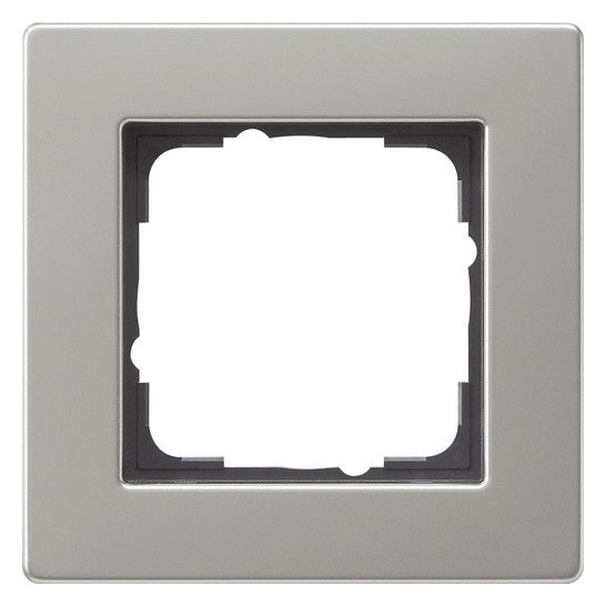 GIRA 0211335 Abdeckrahmen 1fach flach E2 Edelstahl