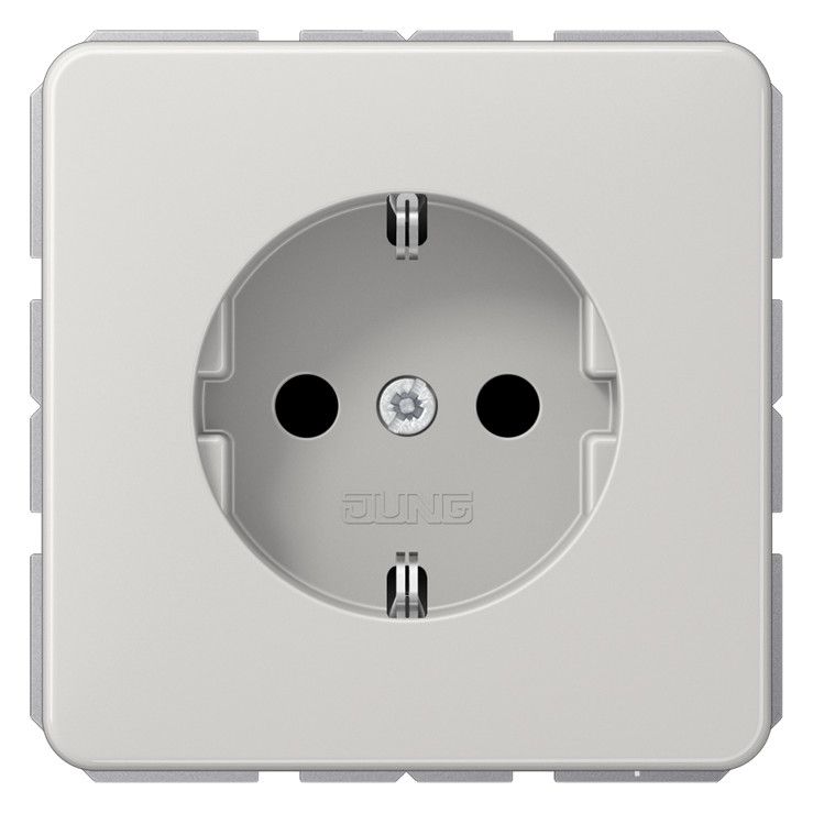 Jung CD1520LG SCHUKO Steckdose lichtgrau