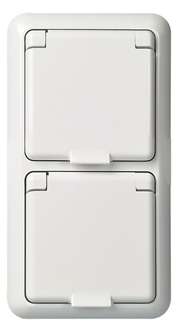 Elso 235414 Steckdose 2f komplett 16A reinweiß