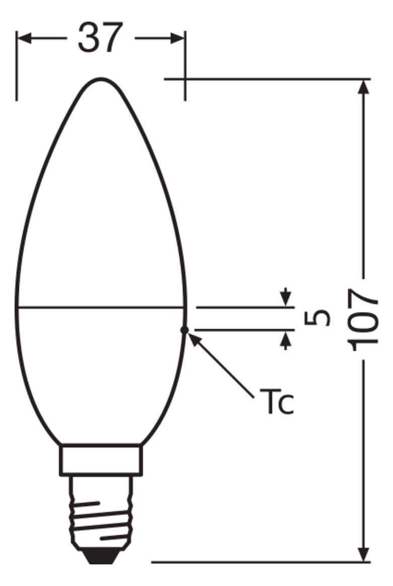 Osram LED Retrofit RGBW 5.5W 2700K E14 FR lamps with remote control