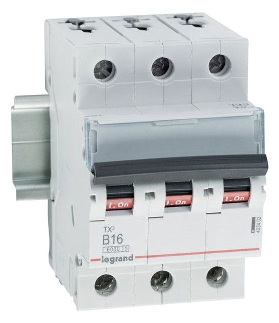 Legrand 403402 TX3 LS-Schalter B 16A 3-polig 6kA 400VAC 3TE