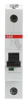 ABB S201-B20 Sicherungsautomat B-Char., 6 kA, 20A, 1P