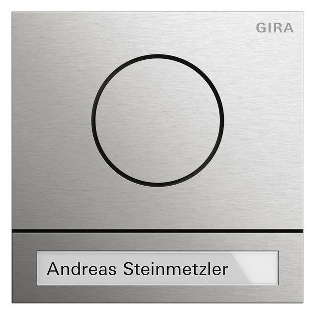 GIRA 5565920 Türstationsmodul System 106 Edelstahl