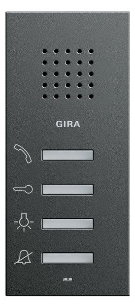 GIRA 125028 Wohnungsstation AP System 55 anthrazit