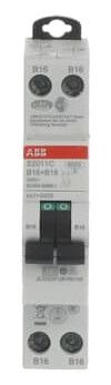 ABB S2011C-B16 Sicherungsautomat B-char. ,6kA 16A 1P+1P 1M 2CDS251281R0165