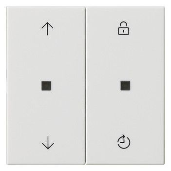 GIRA 536303 S3000 Bedienaufsatz Memory Reinweiß glänzend