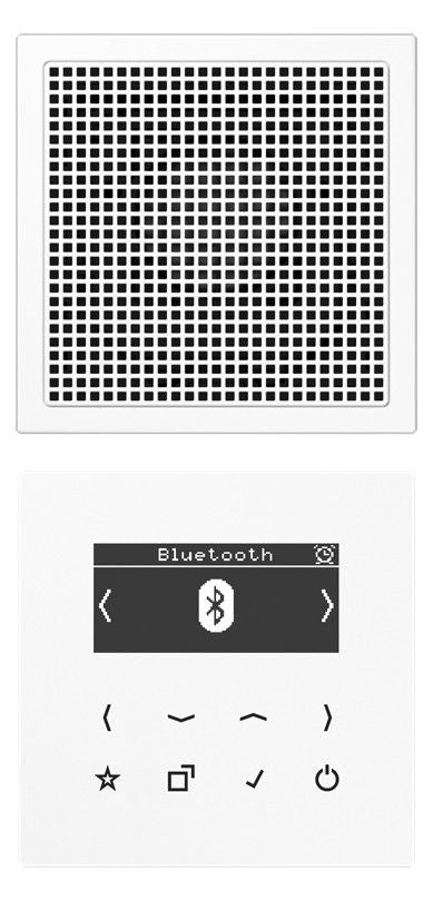 Jung DABLS1BTWW Smart Radio DAB+m.Bluetooth-Set Mono