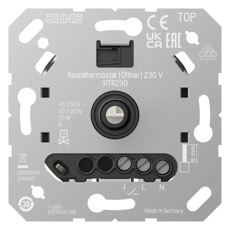 Jung RTR230 Raumthermostat (Öffner) 230V V