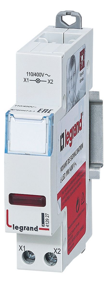 Legrand 412927 CX3 Meldeleuchte LED 1-fach rot 110/400VAC 1TE