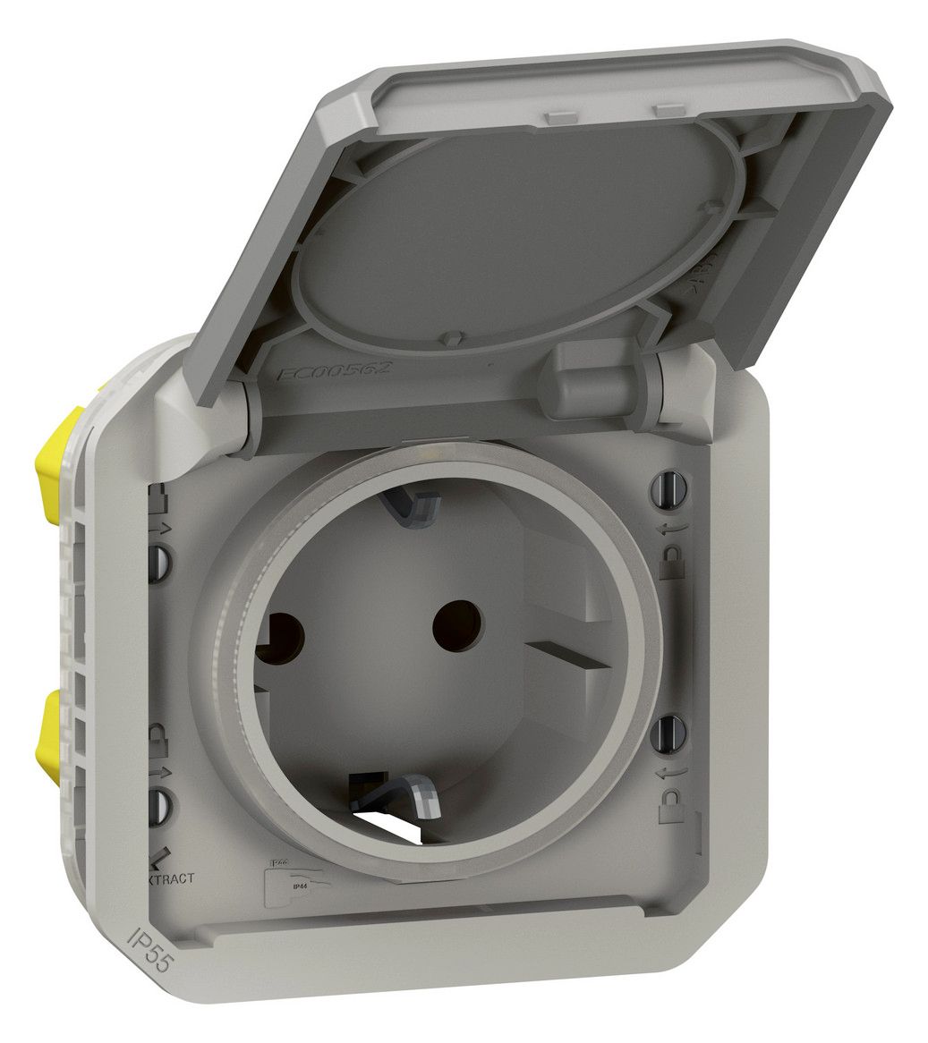 Legrand 069570L Plexo New Einsatz Schutzkontakt-Steckdose Steckkl.EB,