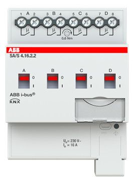 ABB SA/S4.16.2.2 Schaltaktor 4fach 16 A REG 2CDG110262R0011