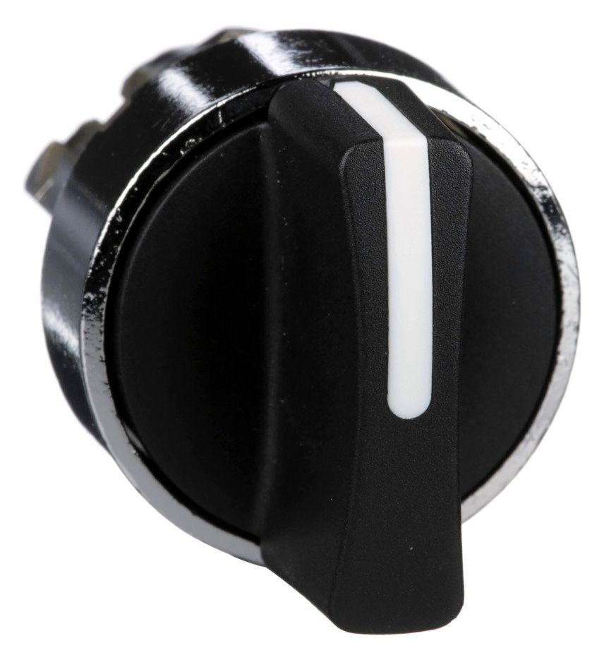 Schneider ZB4BD2 Frontelement schwarz f.Wahlschalter 2Stellungen D22mm