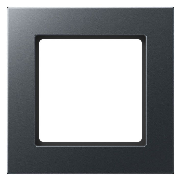 Jung A5581BFANM Rahmen 1f.bruchsicher f. waager.u.senkr.komb.