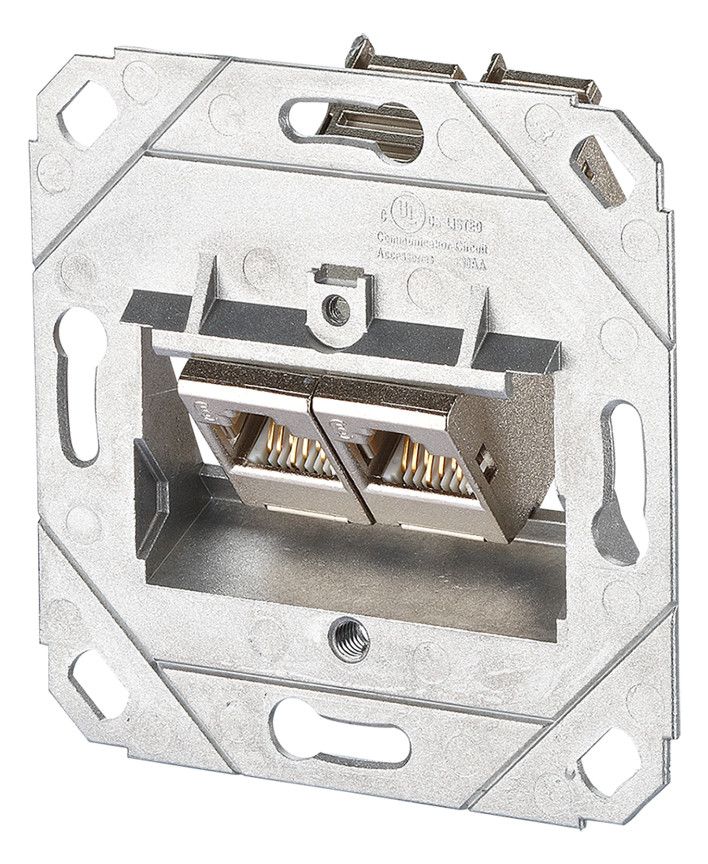 Metz 1309121200-E E-DAT Modul 2 Port UP0 Cat.6A Anschlussdose