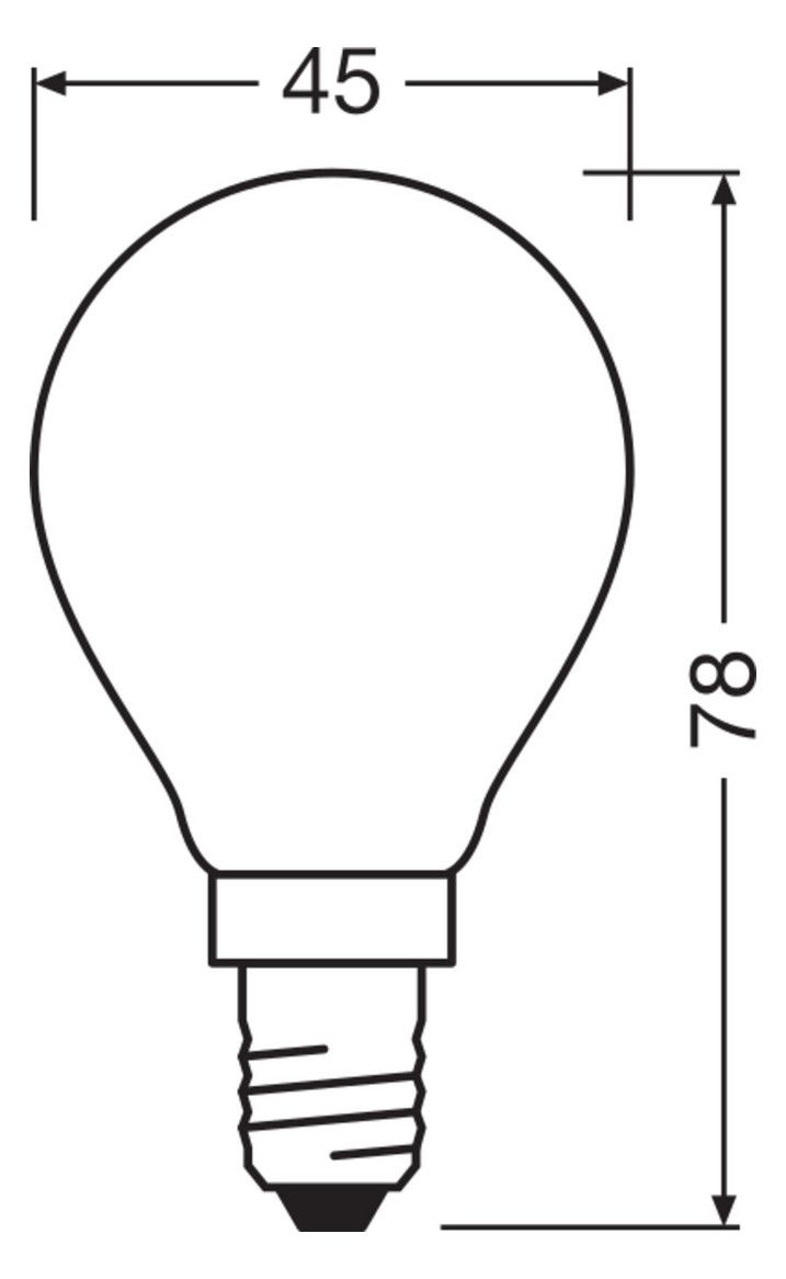 Ledvance LED CLASSIC P DIM P 2.8W 827