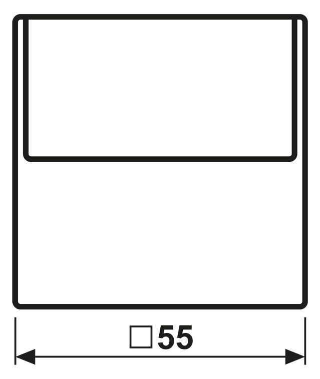 Jung A590CARDWW Hotelcard-Schalter o.Tastereinsatz Serie A/AS alpinweiß