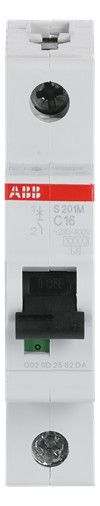 ABB S201M-C16 Sicherungsautomat C-Char., 10 kA, 16A, 1P