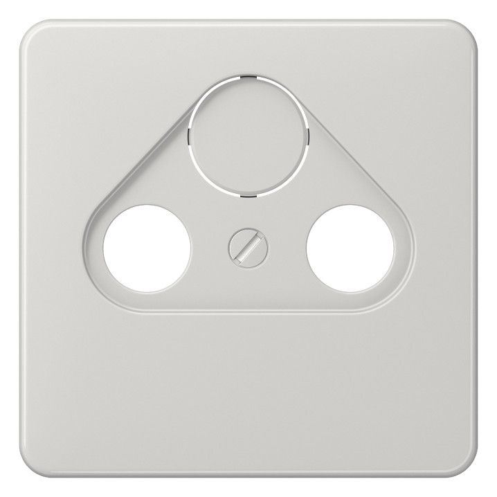 Jung CD561SATLG Abdeckung 3Loch f.SAT-TV lichtgrau