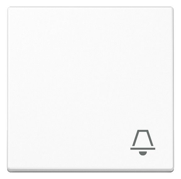 Jung A590KWW Wippe Symbol Klingel Serie A alpinweiß
