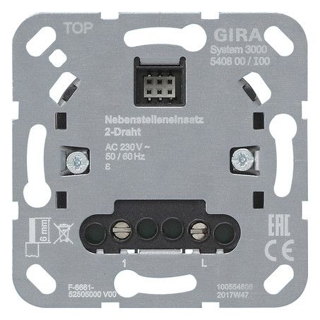 GIRA 540800 S3000 Nebenstelleneinsatz 2-Draht Einsatz