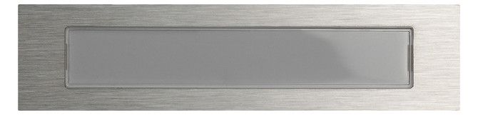 GIRA 5547920 Ruftaste Beschriftungsfeld System 106 Edelstahl