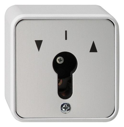 GIRA 014430 Schlüsselschalter 2-polig WG AP IP44 Grau