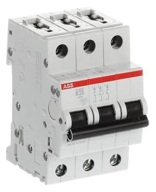 ABB S203-B20 Sicherungsautomat B-Char., 6 kA, 20A, 3P