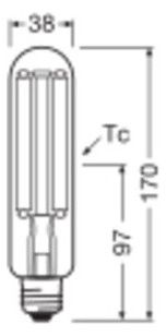 Ledvance NAV LED FIL V 3600LM 21W 727 E27 2700K LED-Ersatz von NAV f.Außen