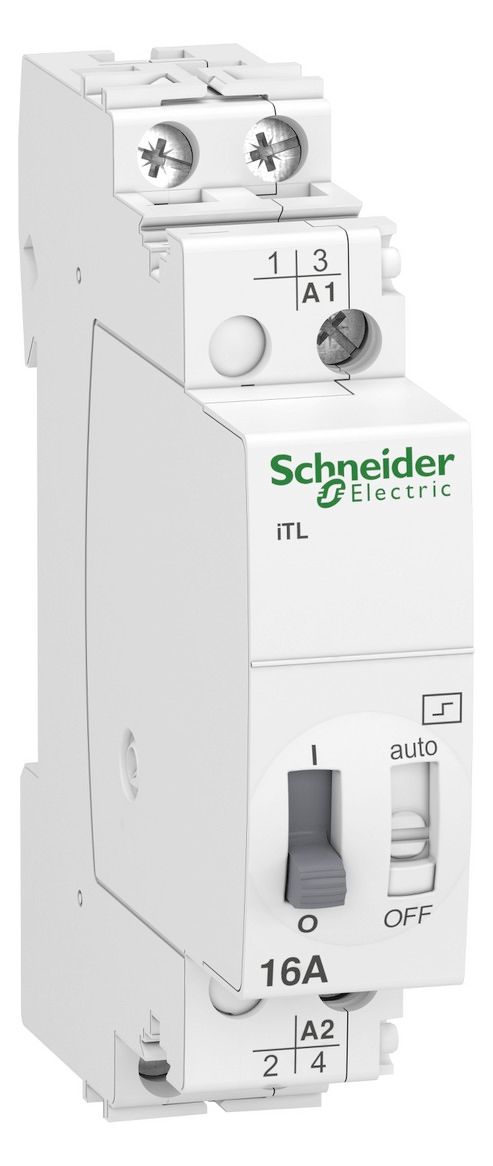 Schneider A9C30812 Fernschalter iTL 2polig 2S 16A 110VDC 230-240VAC 50/60Hz