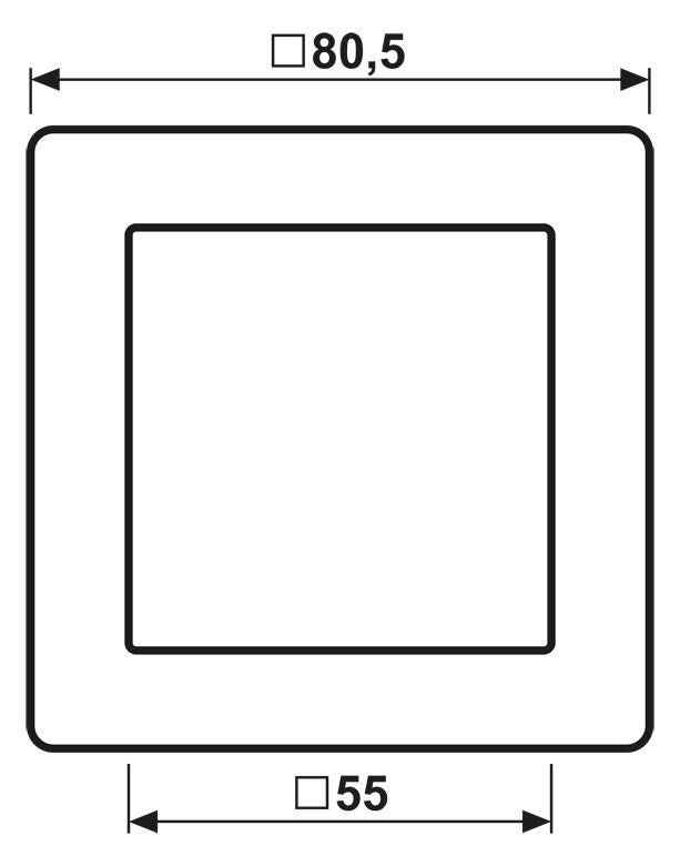 Jung AS590 Abdeckung volle Platte Serie AS weiß